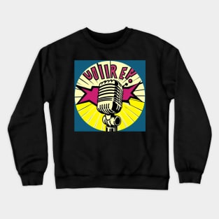 Pop Art Vintage Mic Crewneck Sweatshirt